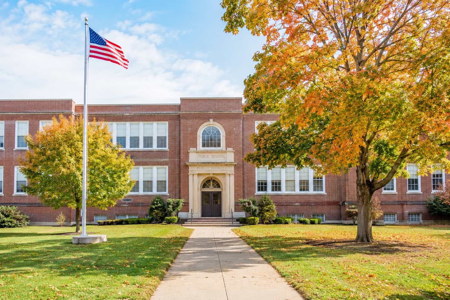 School building exterior